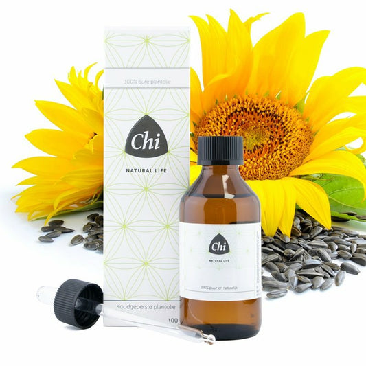 CHI Zonnebloempit olie eko bio 100ml