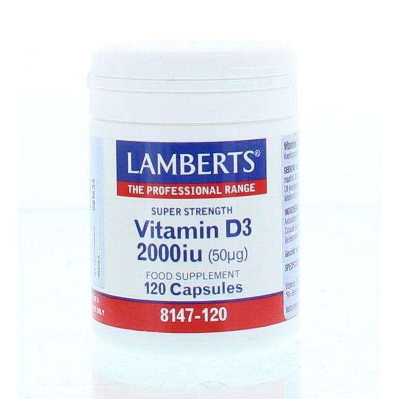 Clinicpacks Vitamine D3 2000IE 120ca
