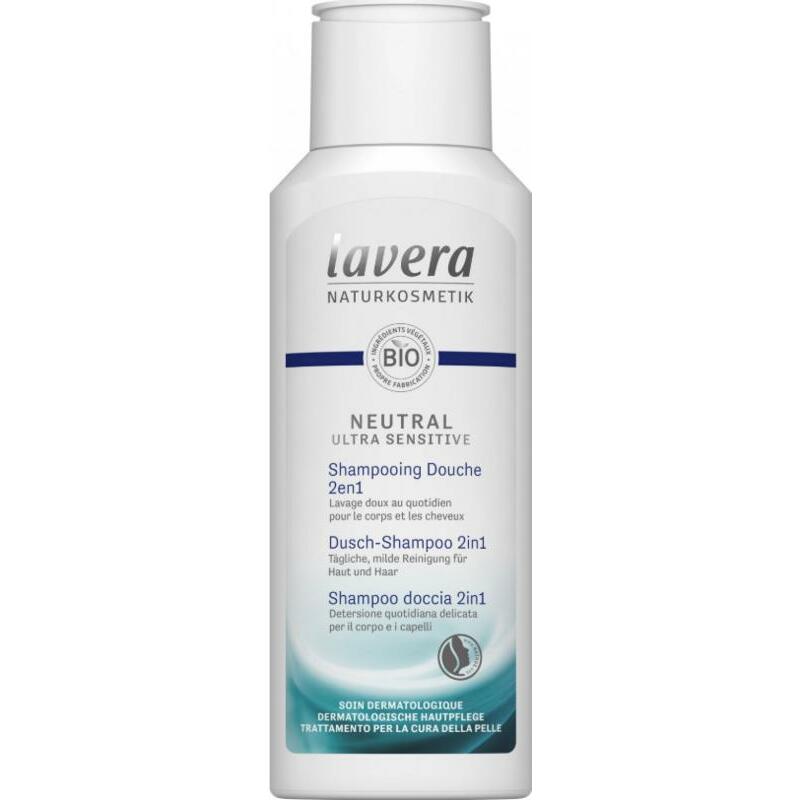 Lavera Neutral 2in1 shampoo douchegel bio FR-NL-DE 200ml