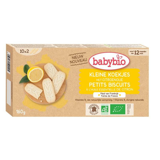 Babybio Babykoekje citroen 12 maanden bio 160g