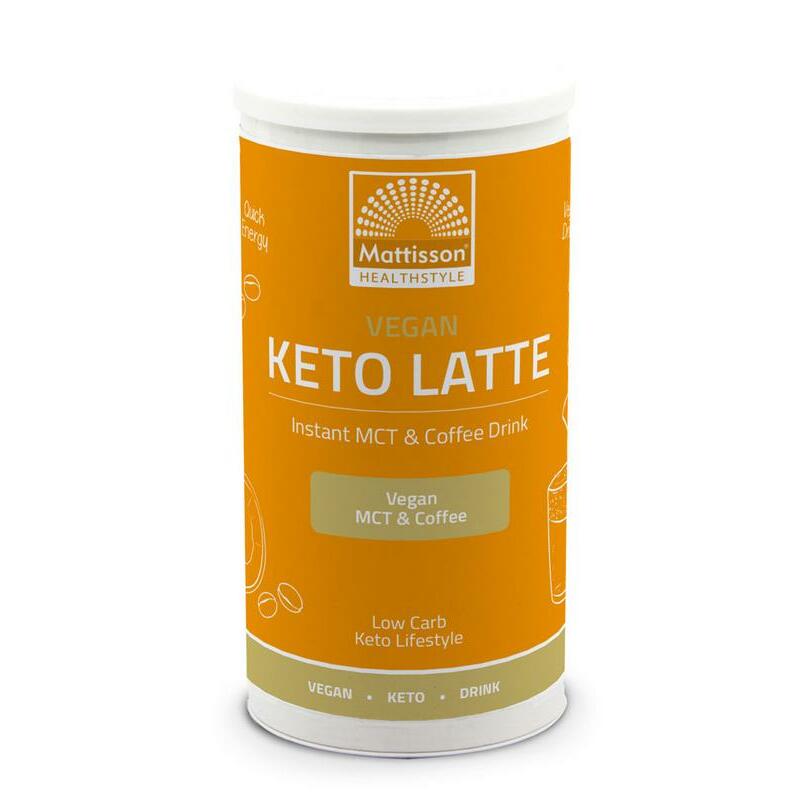 Mattisson Vegan keto latte instant MCT & coffee drink 200g