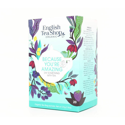 English Tea Shop Because you're amazing bio 20bui