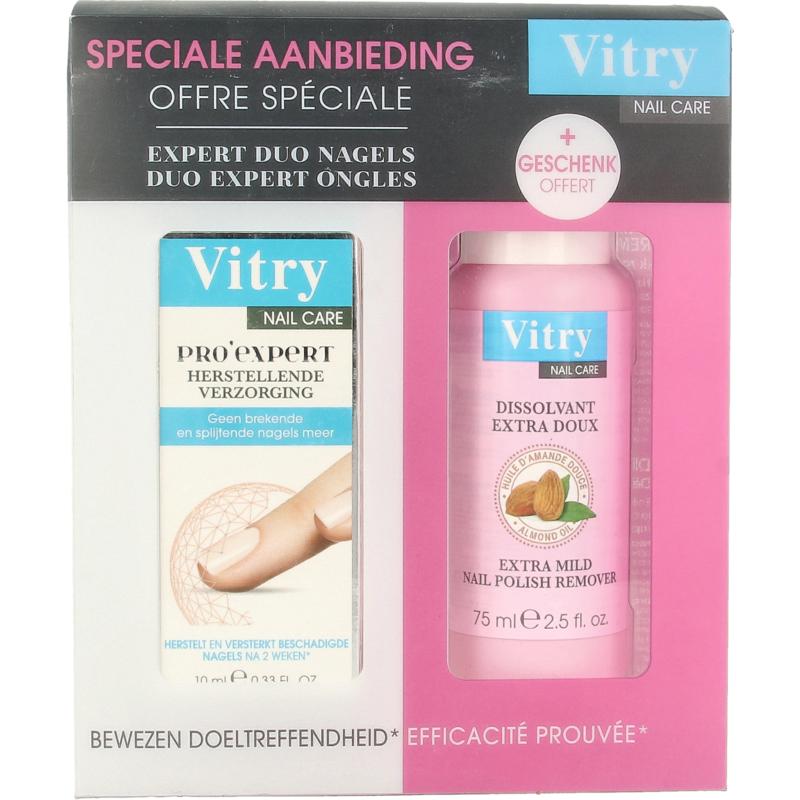 Vitry Duo nagelherstel pro'expert & remover 1set