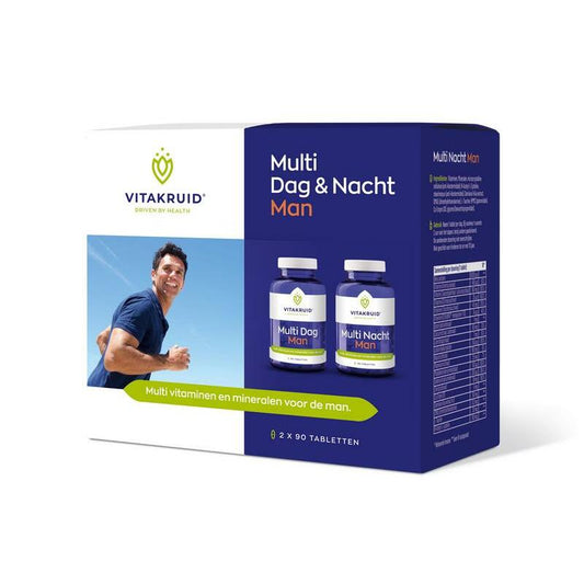 Vitakruid Multi dag & nacht man 2 x 90 2x90st