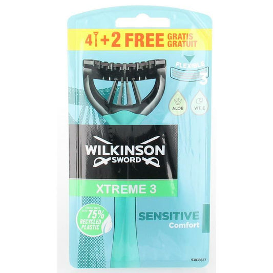 Wilkinson Xtreme III sensitive 4 + 2 4+2st