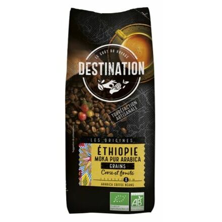 Destination Koffie Ethiopie mokka bonen bio 500g