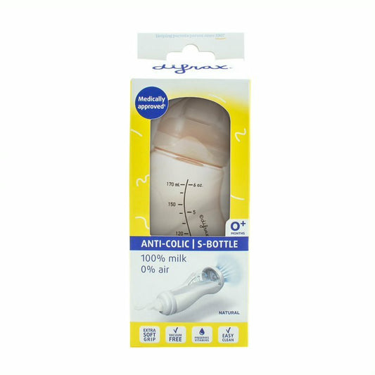 Difrax S-Fles natural roze 170 ml 170ml