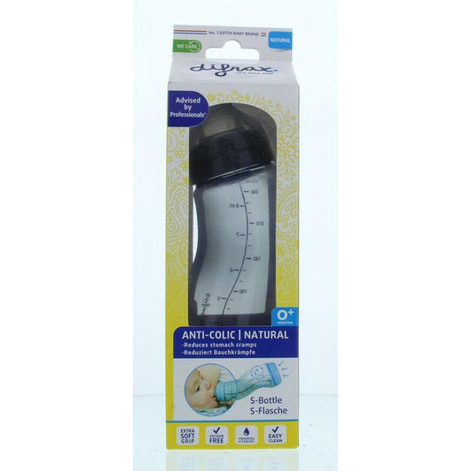 Difrax S-Fles natural blauw-groen 250ml 250ml