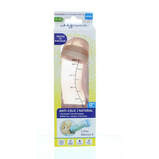 Difrax S-Fles natural roze 250 ml 250ml