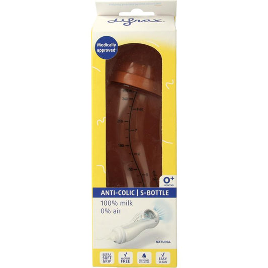 Difrax S-Fles natural bruin 250ml 250ml