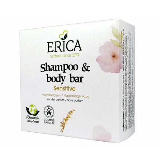 Erica Shampoo & body bar sensitive 100g