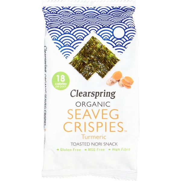 Clearspring Seaveg crispies turmeric bio 4g