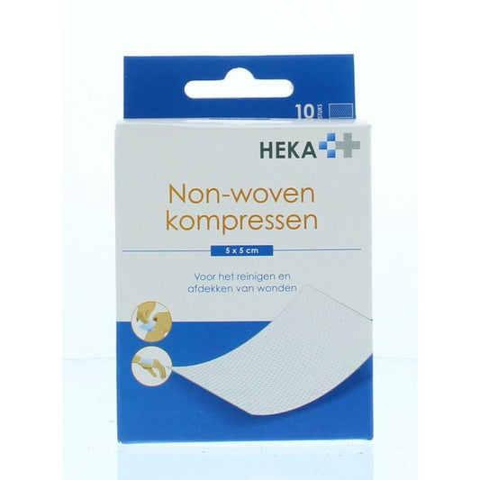 Heka Kompres non-woven 5 x 5 cm steriel 10st