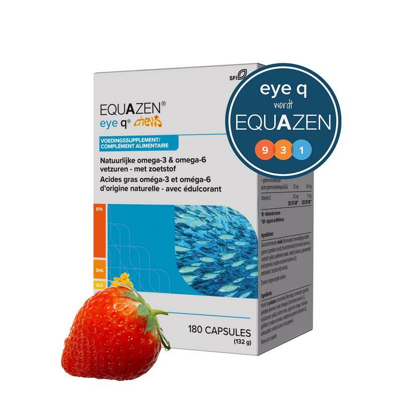 Equazen Eye q chews omega 3- & 6-vetzuren 180ca