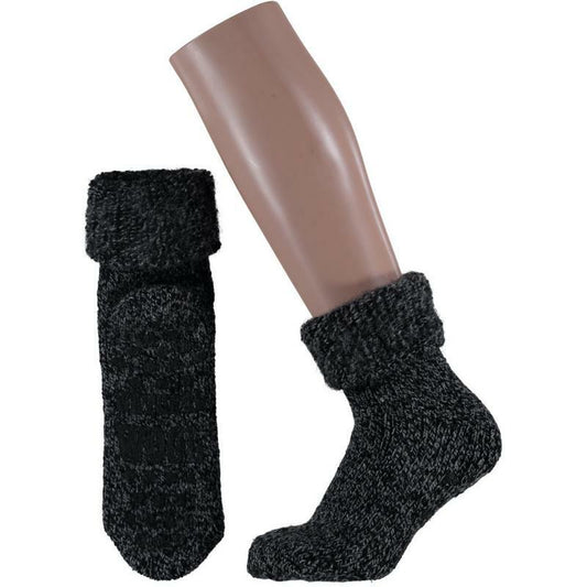 Apollo Slofsok anti slip unisex zwart 35-38 1paar
