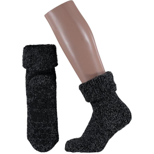 Apollo Slofsok anti slip unisex zwart 43-46 1paar
