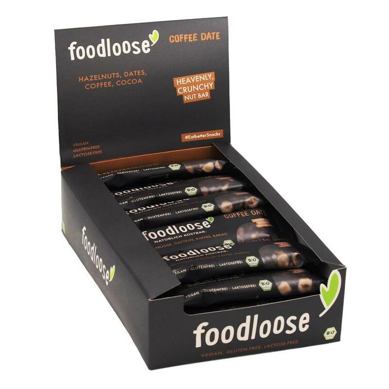 Foodloose Coffee date verkoopdoos 24 x 35 gram bio 24st