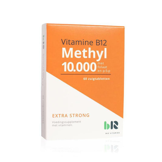 B12 Vitamins Methyl 10000 met folaat 60zt
