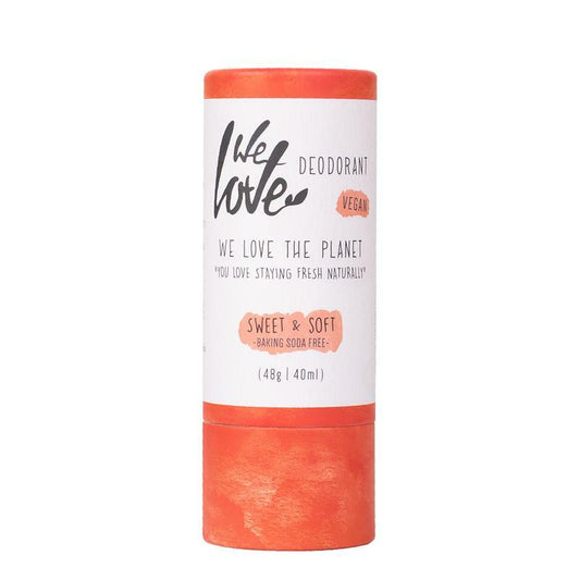 We Love 100% Natural deodorant stick sweet & soft 48g