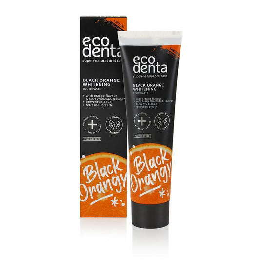 Ecodenta Tandpasta black orange whitening 100ml