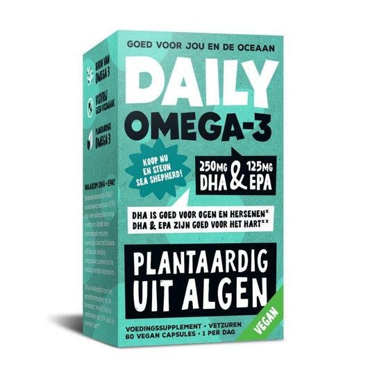 Daily Supplement Daily omega-3 DHA 250/EPA 125 vegan 60vc
