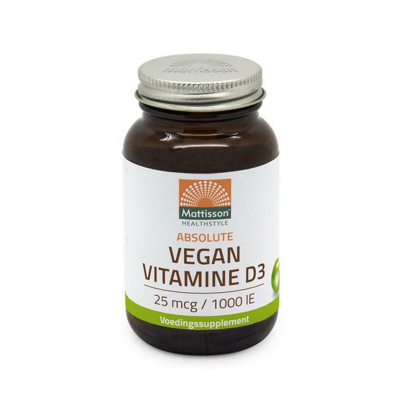 Mattisson Vegan vitamine D3 25 mcg/1000IE 120ca