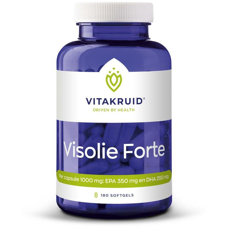 Vitakruid Visolie Forte 1000 mg EPA 35% DHA 25% 180vc