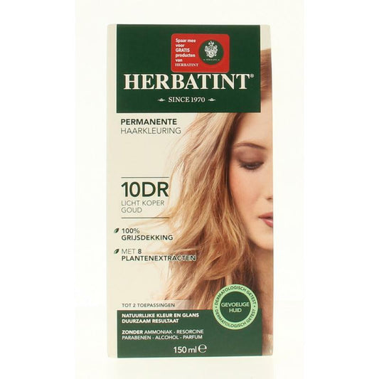 Herbatint 10DR Light copper gold 150ml