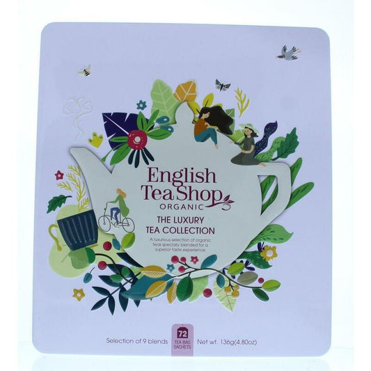 English Tea Shop Luxury tea collection gift tin bio 72st