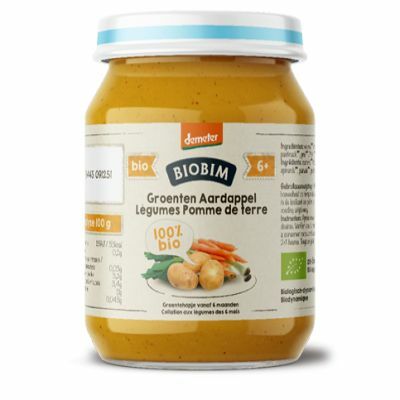 Biobim Groenten aardappel demeter bio 190g