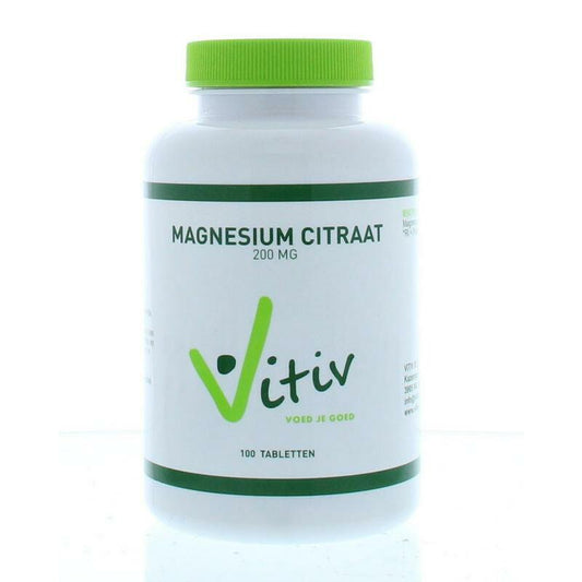 Vitiv Magnesium citraat 200 mg 100tb