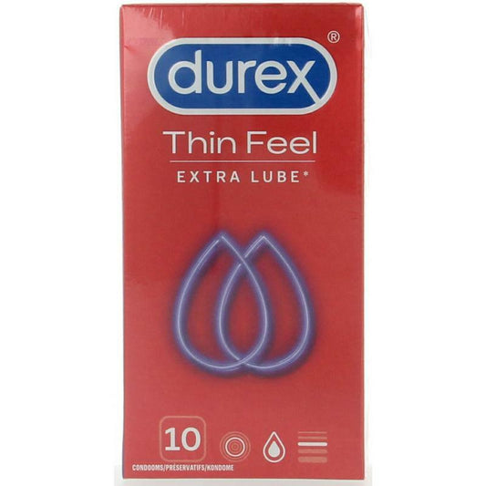 Durex Thin feel extra lube 10st