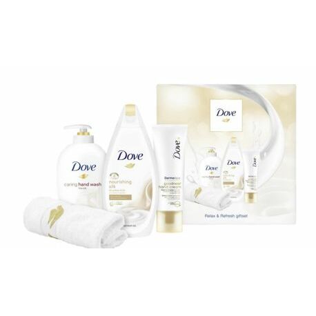 Dove Geschenkverpakking handcare set met handdoekje 1set
