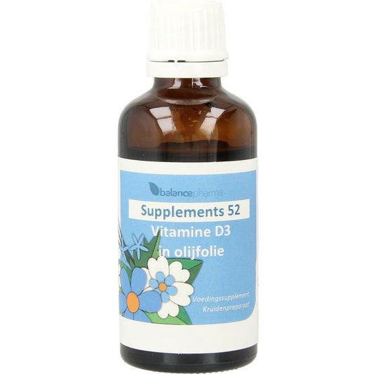 Supplements Vitamine D3 met olijfolie 50ml