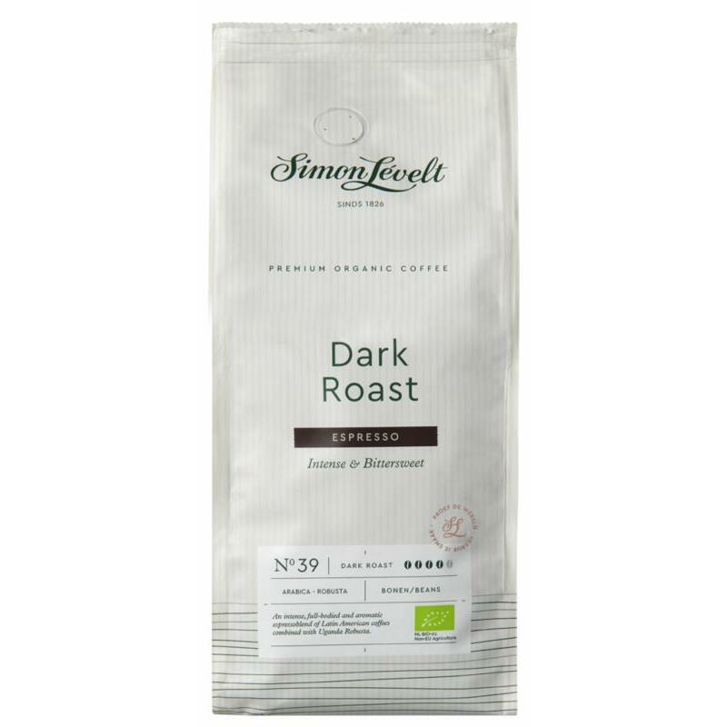 Simon Levelt Espresso dark roast bonen bio 1000g