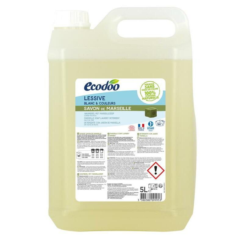 Ecodoo Wasmiddel vloeibaar Marseille zeep bio 5000ml