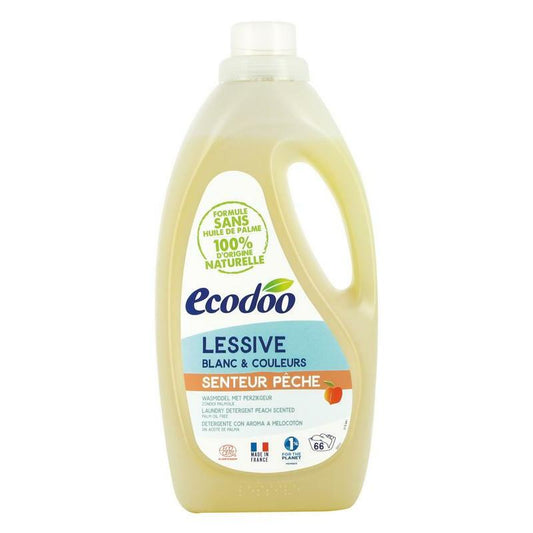 Ecodoo Wasmiddel vloeibaar perzik bio 2000ml