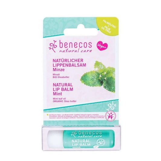 Benecos Natural vegan lipbalm mint 4.8g
