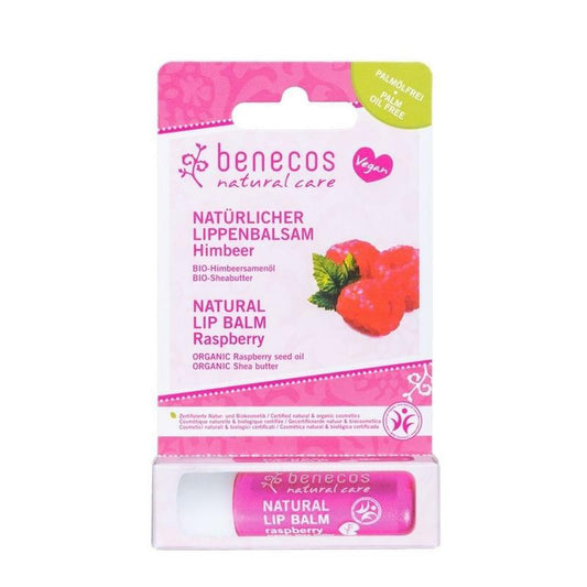 Benecos Natural vegan lipbalm raspberry 4.7g