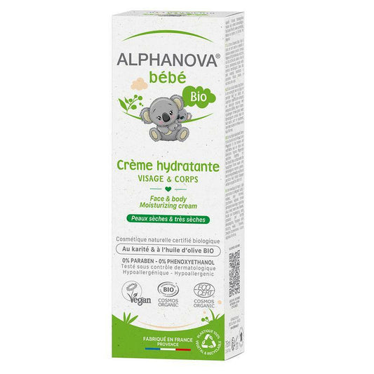 Alphanova Baby Moisturizing cream for face and body 75ml