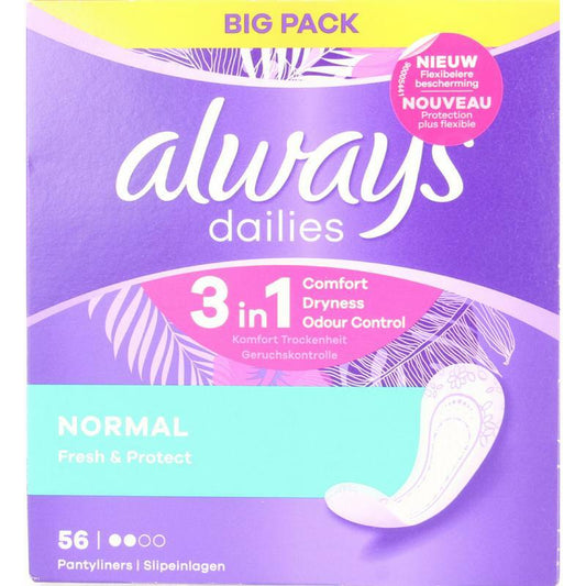 Always Inlegkruisjes normal bigpack 56st