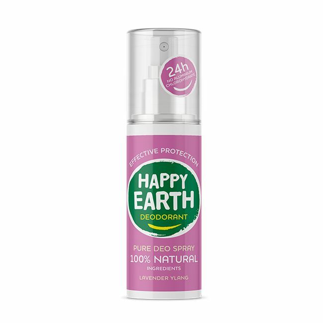 Happy Earth Pure deodorant spray lavender ylang 100ml