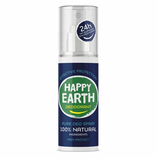Happy Earth Pure deodrant spray men protect 100ml
