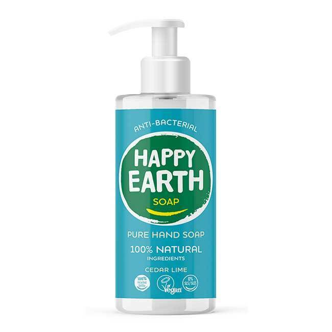 Happy Earth Pure hand soap cedar lime 300ml