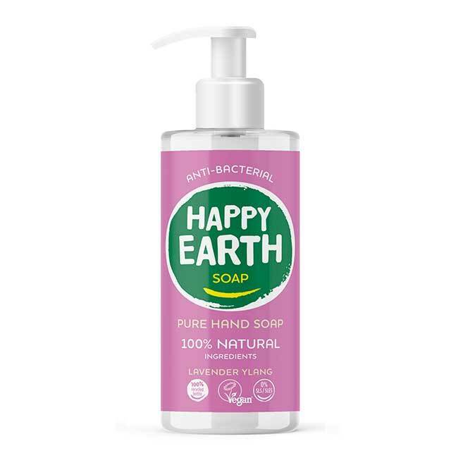 Happy Earth Pure hand soap lavender ylang 300ml