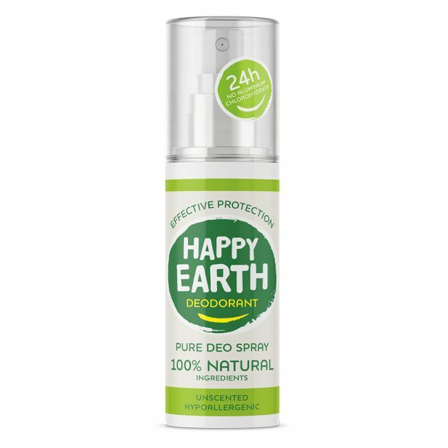 Happy Earth Pure deodorant roll-on unscented 75ml