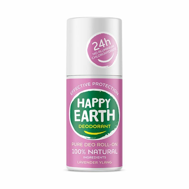Happy Earth Pure deodorant roll-on lavender ylang 75ml