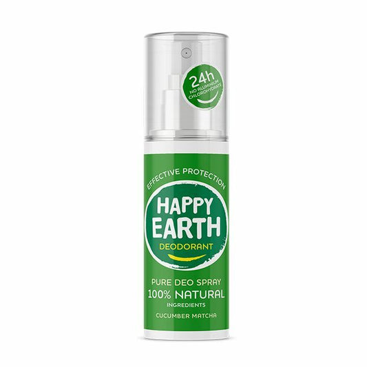 Happy Earth Deodorant spray cucumber matcha 100ml
