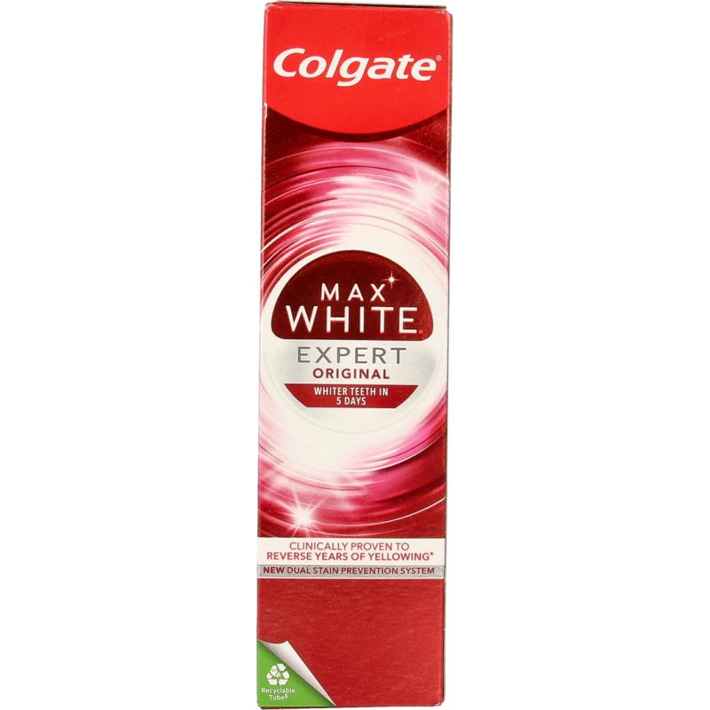 Colgate Tandpasta max white expert orginal 75ml