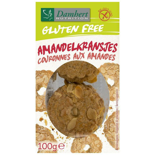 Damhert Kransjes amandel glutenvrij lactosevrij 100g
